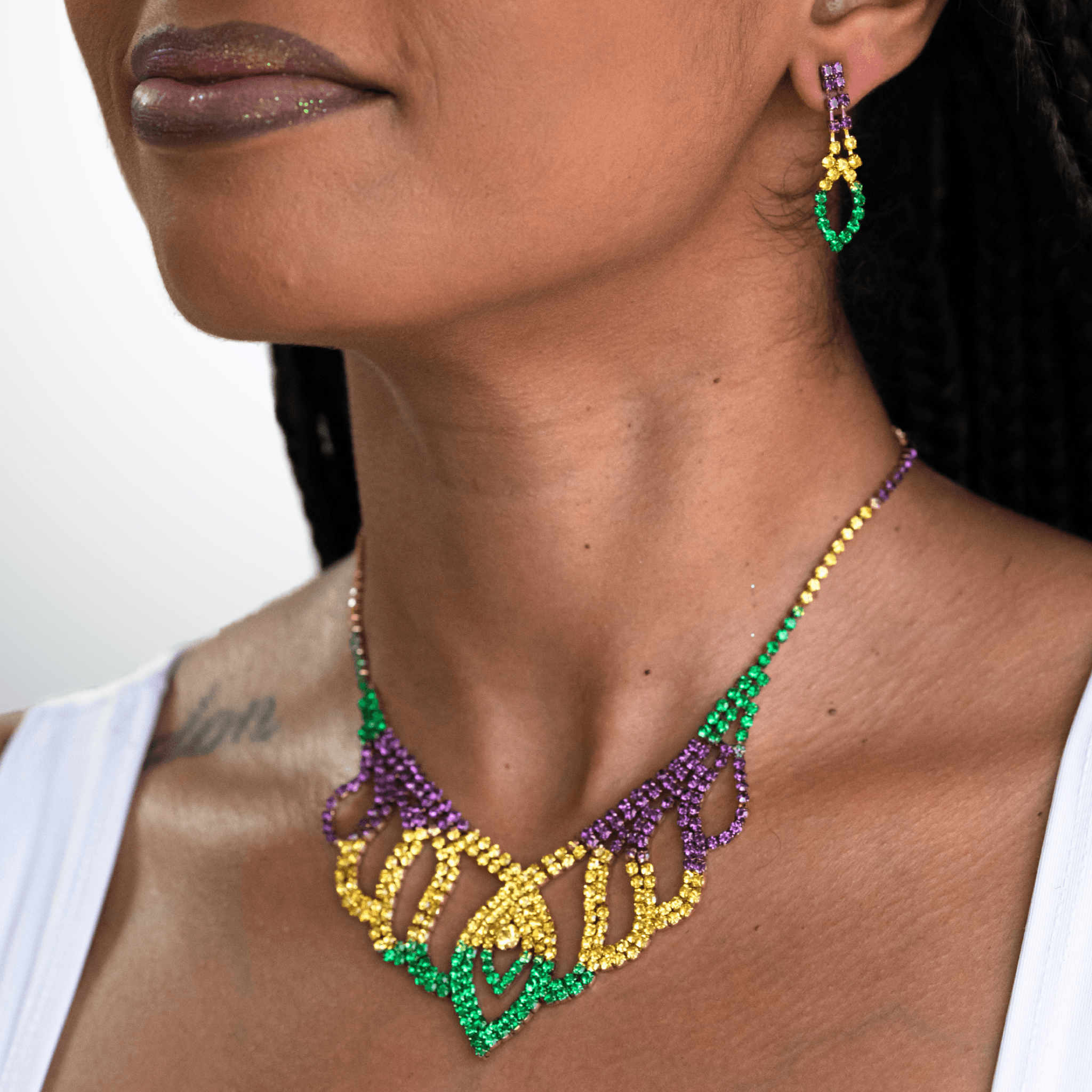 Earrings & Necklace Sets - Mardi Gras Accessories, 2024-2025 Mardi Gras