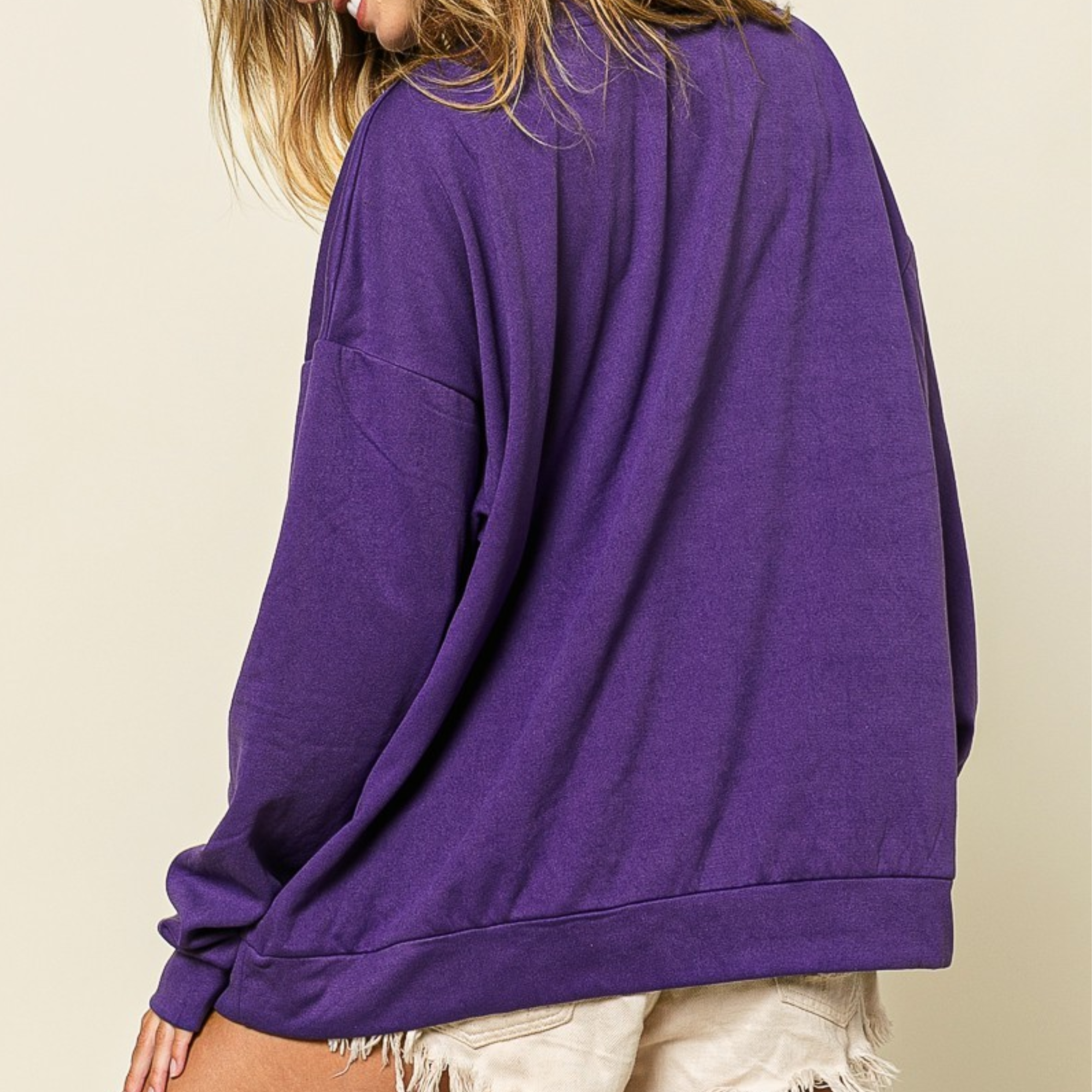 Mardi Gras Western Boots Pullover