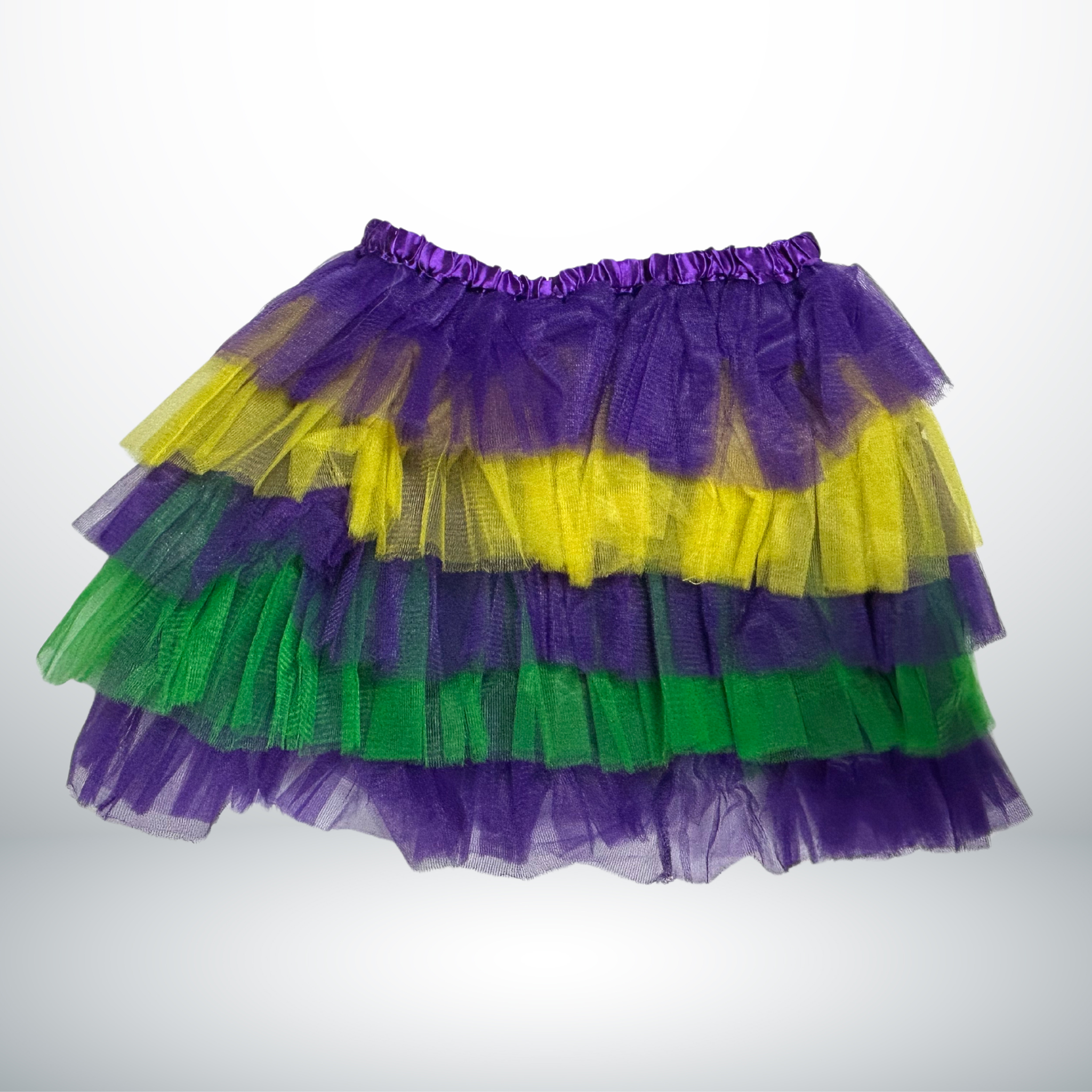 Mardi Gras Tutu Skirt, Purple, Green and Gold