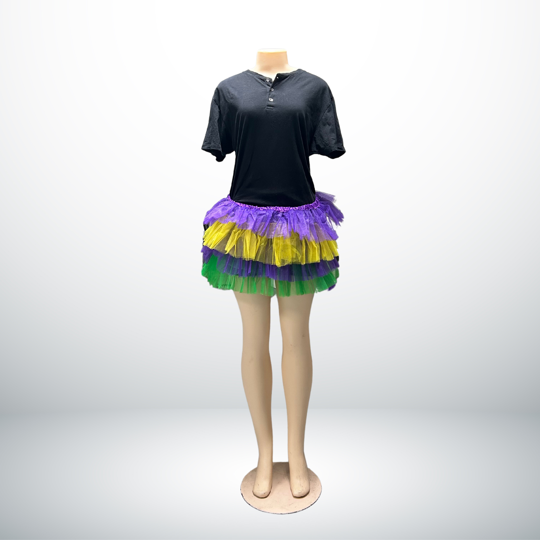 Mardi Gras Tutu Skirt, Purple, Green and Gold